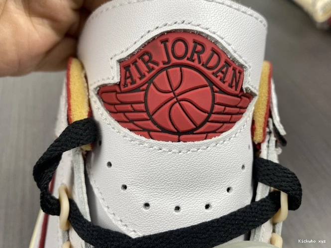 DJ4375-106 White SP Jordan Off-White Red Low Retro 2 0809